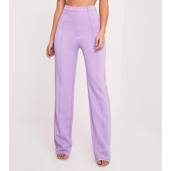 lilac high waisted pants